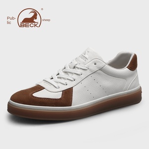 Zapatillas Casuales BECK Ram para Hombre, de Cuero Genuino, Color Sólido, Transpirables, Ligeras, con Suela Suave, Primavera/Verano 2026, Estilo Alemán - Product Image 2