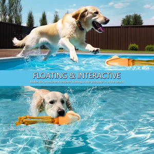 Pawise caliente verano interactivo mascota cuerda buscar juguete calamar Octupus medusas flotando en agua TPR perro masticar juguete para playa <span class=keywords><strong>piscina</strong></span> lago - Product Image 2