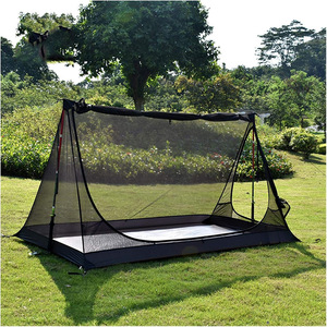 Moustiquaire de camping portable double personne en maille avec base imperméable, abri anti-insectes pour voyage et camping - Product Image 6