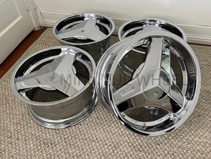 ล้อแม็กซ์ Mingyue ขัดเงาและชุบโครเมียม รุ่น T-606118 ขนาด 19 20 นิ้ว 5X112 สำหรับ Monoblock SL129 <span class=keywords><strong>W124</strong></span> 500E W126 Alufelgen ล้อรถคลาสสิค - Product Image 2