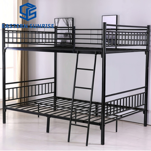 Lit superposé en métal robuste, mobilier pour dortoir scolaire, <span class=keywords><strong>auberge</strong></span> de jeunesse, lit superposé de grande taille - Product Image 5