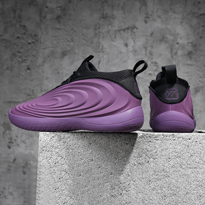 รองเท้าบาสเก็ตบอลผู้ชายดีไซน์ล้ำสมัย สีเงินเมทัลลิก ลายคลื่น น้ำหนักเบาพิเศษ สวยงาม ทันสมัย ประสิทธิภาพสูง สำหรับเล่นกลางแจ้ง - Product Image 6