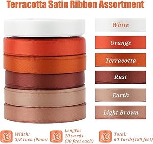 Juego de Cintas de Satén de Doble Cara Resistentes al Encogimiento en Tonos Pastel, Rollo de Cinta de Poliéster de 1 Pulgada para Ramos de Novia y Bodas, Venta al Por Mayor - Product Image 3