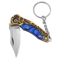 Draagbare Roestvrijstalen Vouwmes Sleutelhanger Mini Dagelijkse Fruitmes Opener Voor Outdoor Camping Zelfverdediging Oem Aanpasbaar