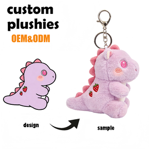 Maßgefertigter Plüschtier-Charakter-Schlüsselanhänger aus PP-Baumwolle, Hersteller und Lieferant für Personalisierte Cartoon-Figuren-Plüschtiere - Product Image 5