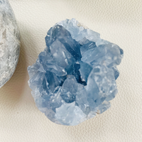 Grappe de cristal de kyanite bleu naturel, géode en célestite brute sculptée, vente en gros,