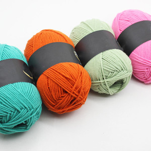 90 couleurs 12NM/4 handknititng 50g boules bébé lait coton crochet fil - Product Image 5