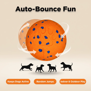 Giocattolo Interattivo per Cani Palla Elettrica Saltellante: Gioco Automatico, Giocattolo Squeaky Resistente ai Denti per Alleviare la Noia e Bruciare l'Energia - Product Image 1