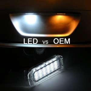 2 pezzi <span class=keywords><strong>accessori</strong></span> auto luce targa a LED per <span class=keywords><strong>Ford</strong></span> Fiesta Focus <span class=keywords><strong>C</strong></span>-<span class=keywords><strong>Max</strong></span> - Product Image 3
