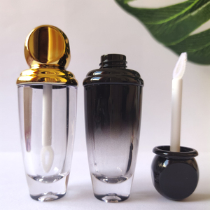 Tube de vernis à lèvres en verre, emballage personnalisé de pièces, bouteille en verre, tube noir clair dégradé de brillant à lèvres - Product Image 6