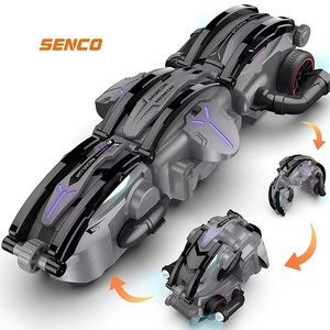 Auto Telecomandata con Rotazione a 360 Gradi, Frequenza 2.4GHz, <span class=keywords><strong>Viola</strong></span> Grigio, Alta Velocità, Deformabile - Product Image 1