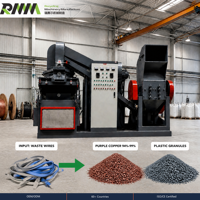 Machine de granulation de fil de cuivre sans eau pour la séparation à sec des fils isolés en PVC