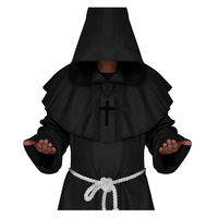 Halloween Moine Vêtements Hommes Sweat Prêtre Pasteur Costume