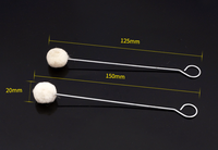 Outils d'entretien du cuir faits à la main, brosse à boules de laine