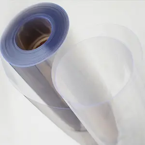 China Supplier Clear Transparent Stretch Plastic Rigid Pvc Film Roll for Making Moisture Proof Packing Box