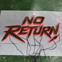 Letras 3D de Acero Inoxidable Plateado con Retroiluminación LED RGB, Letras de Canal con Halo Luminoso para Decoración de Fachadas de Negocios y Edificios