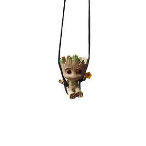 Marvel <span class=keywords><strong>Groot</strong></span> Action Doll Cute Mini Car Ornament Maceta Caja <span class=keywords><strong>de</strong></span> aromaterapia Juguete Perfecto Regalo <span class=keywords><strong>de</strong></span> Navidad para accesorios interiores - Product Image 2