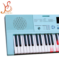 Clavier électronique HUASHENG61 avec éclairage LED, 510 sonorités, 300 rythmes, 50 morceaux de démonstration, multicolore, pour l'enseignement et la pratique à domicile