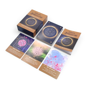 Tarjetas de Autoestima, Tamaño Estándar de <span class=keywords><strong>Tarot</strong></span>, Impresión a Todo Color, Guía, Ecológicas, Duraderas, Familiares, Infantiles, Portátiles, Personalizables - Product Image 1