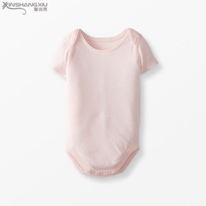 Top baby clothes romper plain one piece's organic cotton soft for baby - Product Image 4