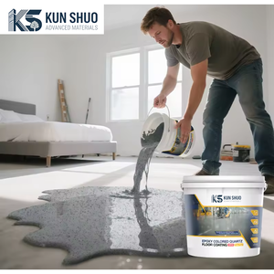 Rivestimento Autolivellante in Resina Epossidica per Pavimenti in Calcestruzzo, Vernice Resistente all'Usura per Mobili, Rivestimento Liquido ad Alta Resistenza, Offerta Speciale di Capodanno - Product Image 2