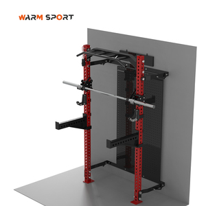 Équipement de gymnastique à domicile multifonctionnel Rack pliable et réglable Rack à squat mural - Product Image 5