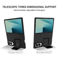 Funda Plegable de PC Suave al Tacto con Soporte para Samsung Galaxy Z Fold 8, Compatible con Z Fold 8 7 6 5 4, Funda de Cobertura Total