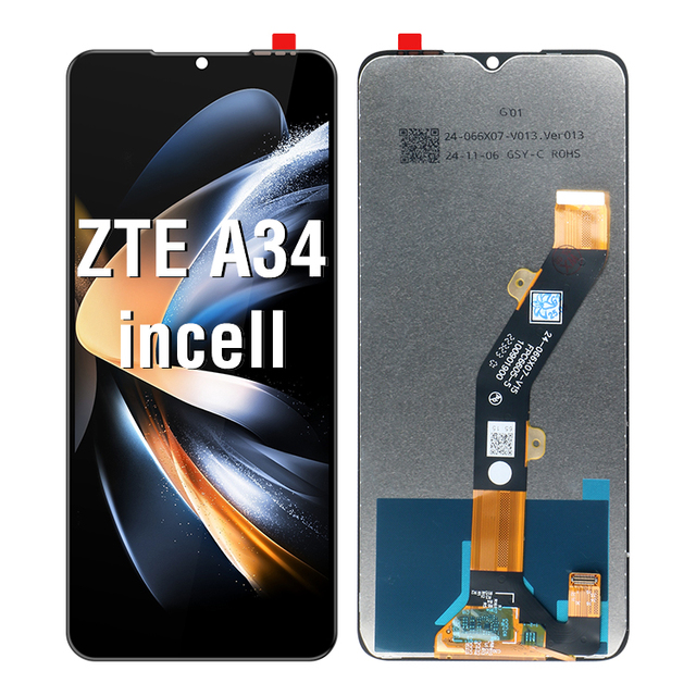 TFT Lcd for ZTE Blade A34 A54 Incell Lcd No Frame Screen Display Digitizer Replacement Pantalla Repair Damaged Lcds
