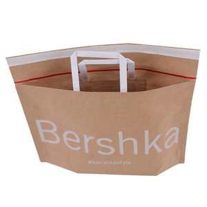 XCGS Offre Spéciale taille personnalisée 100% recyclé papier Kraft brun enveloppe de gousset pour l'expédition sacs <span class=keywords><strong>en</strong></span> papier d'expédition - Product Image 1