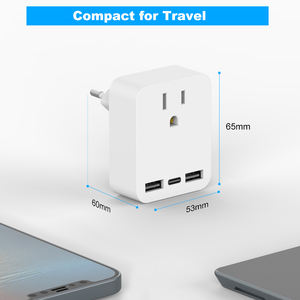 Leishen US to UK Ireland <span class=keywords><strong>Adaptateur</strong></span> de prise de voyage Type G <span class=keywords><strong>Adaptateur</strong></span> de prise de courant avec 3 ports USB pour les États-Unis vers l'Angleterre <span class=keywords><strong>Londres</strong></span> Écosse Irlandais - Product Image 6