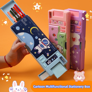 Forniture di cancelleria per studenti Multi-funzionale astuccio per matite di grande capacità calcolatrice creativa materiale scolastico per bambini - Product Image 4