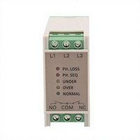 Relais de surveillance de tension triphasé réglable 220V 380V 400V 415V 440V 460V 480V 660V avec protection contre la perte de phase