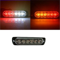 LED-Stroboskop-Seitenmarkierungsleuchte Atmosphärenlampe 12-24V 18W Rot-Blau-Blinklicht für Auto Motorrad Pickup Truck Universell Passend