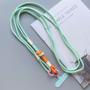 Lanière <span class=keywords><strong>de</strong></span> téléphone tendance en polyester avec blocs <span class=keywords><strong>de</strong></span> couleur et patchwork, lanière <span class=keywords><strong>de</strong></span> téléphone à porter en bandoulière - Product Image 6