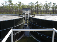 Réservoir de traitement des eaux usées dans les fosses septiques, grande ville