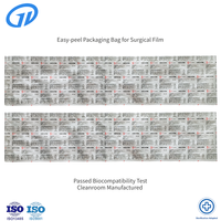 Film chirurgical à décollement facile, sachet en feuille, stérilisation par rayonnement gamma, emballage de consommables médicaux jetables, anti-bactérien