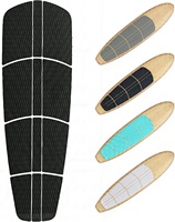 Tapis de traction personnalisé pour planche de surf, fabricant OEM, grip de pont en EVA, logo personnalisé découpé, tapis antidérapant pour planche à pagaie SUP de marque
