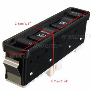 2 interrupteurs de commande principale de lève-vitre électrique de voiture, gauche et droite, pour Suzuki/Vitara 1992-1998 37990-60A00 3799060A00 - Product Image 2