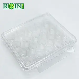 20 Holte Ronde Gaten Clear Plastic Chocolade Truffel Doos Verpakking