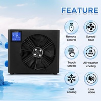 LiGong 1HP refroidisseur bain de glace avec télécommande 1000L refroidisseur d'eau Machine de refroidissement baignoire thérapie refroidisseur 110/220v