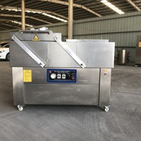 Máquina de Envasado al Vacío de Doble Cámara de Alta Resistencia Directa de Fábrica para Carne, Salchichas, Mariscos, Pescado, Pollo, Res y Cerdo