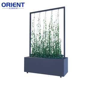 Jardinera Cuadrada Metálica para Exteriores, <span class=keywords><strong>de</strong></span> Aluminio, Resistente al Agua, para Jardín - Product Image 2