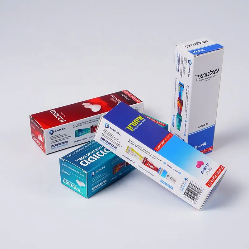 Custom Box Printing Eco Friendly Packaging Boxes For Small Business Pill Packaging Box