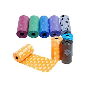 Impreso personalizado respetuoso con el medio ambiente biodegradable compostable desechable perfumado sin perfume perro mascota basura caca bolsas para perros - Product Image 2