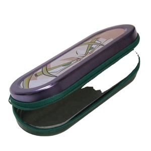 Bút Chì Sunglasses Và Eyeglass <span class=keywords><strong>Tin</strong></span> Trường Hợp Hộp Thiếc Với Zip - Product Image 2