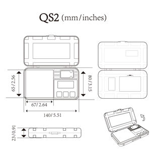 Überlast schutz Genauigkeit messung Lebensmittel Diamond Power Digitale Taschen waage Elektronische Waage Schmuck waage - Product Image 5