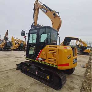 Excavadora SANY SY75C de 7.5 Toneladas Usada, Excavadora SANY 75 con Certificación EPA y CE, Precio Asequible, Maquinaria de Construcción China Usada - Product Image 5