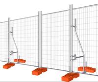 Panneaux de clôture modulaires, norme australienne, barrière temporaire HDG pour chantier de démolition
