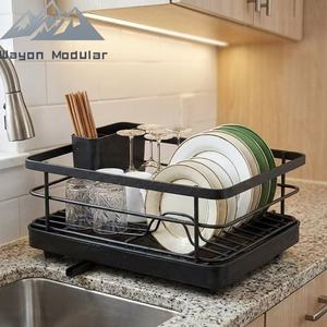 <span class=keywords><strong>Égouttoir</strong></span> à vaisselle en acier inoxydable robuste Wayon avec porte-couverts, modèle approuvé ISO9001 DR-110-ELITE - Product Image 1