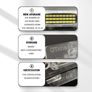 OTnhaee nuovo aggiornamento luce targa LED per VW GOLF 5 Passat Jetta <span class=keywords><strong>Touran</strong></span> per Skoda Superb - Product Image 2